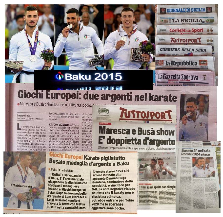 GIOCHI OLIMPICI EUROPEI – BAKU 13/14 GIUGNO 2015 – IL PUNTO DELLA SITUAZIONE.